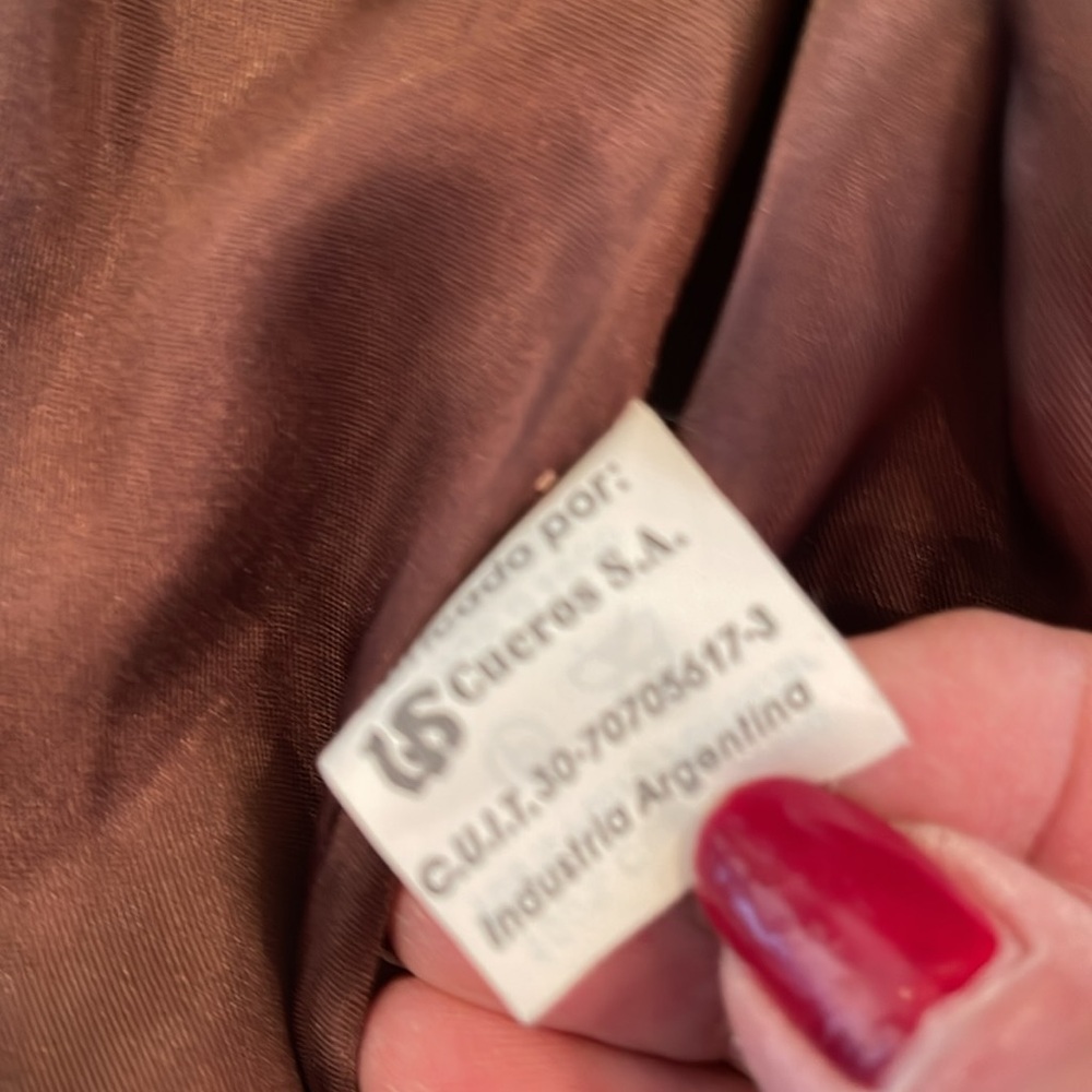 Argentina soft, leather jacket, chocolate brown - Picture 4 of 8